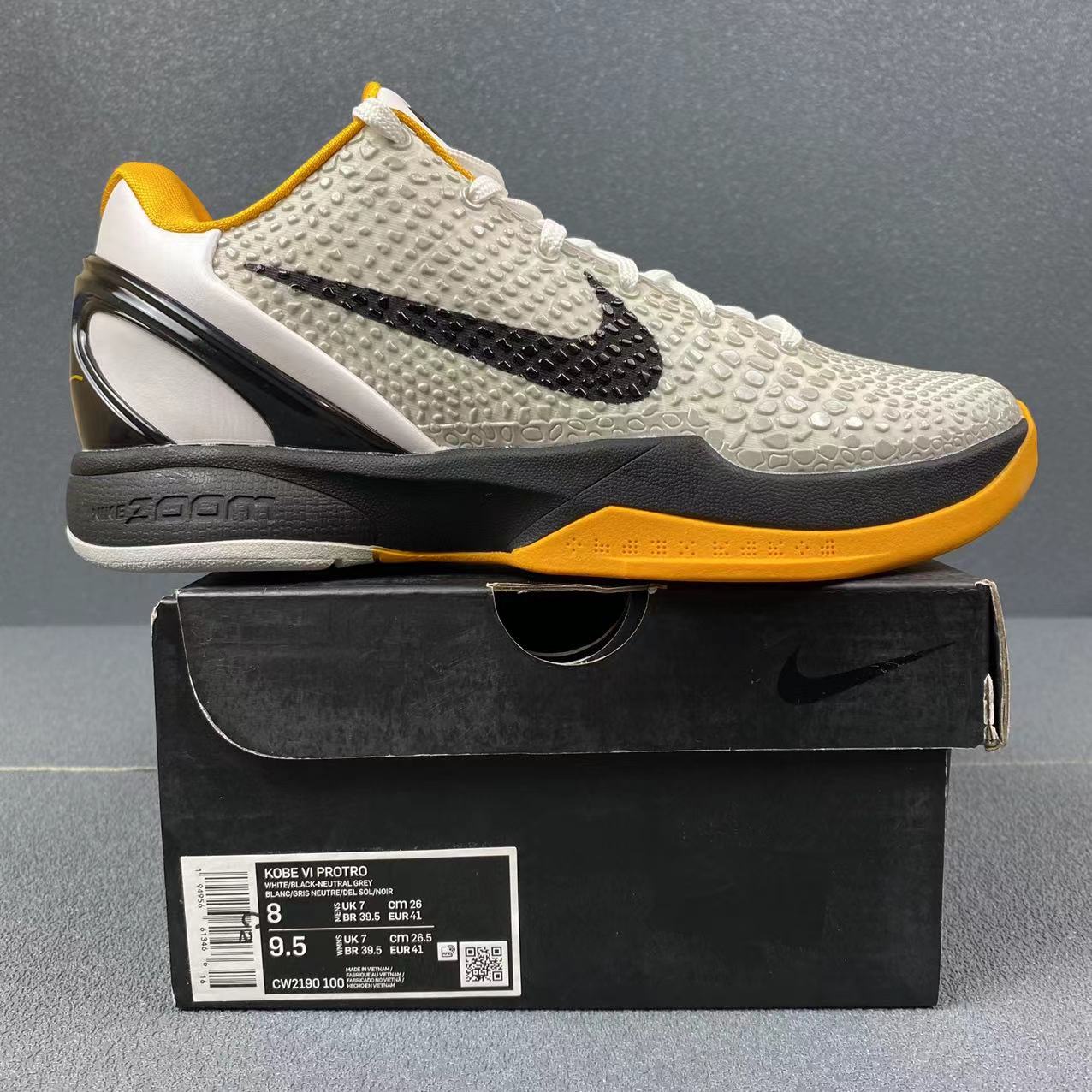 KOBE  6 PROTRO WHITE DEL SOL