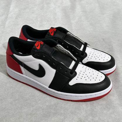 JORDAN 1 LOW BLACK TOE OG