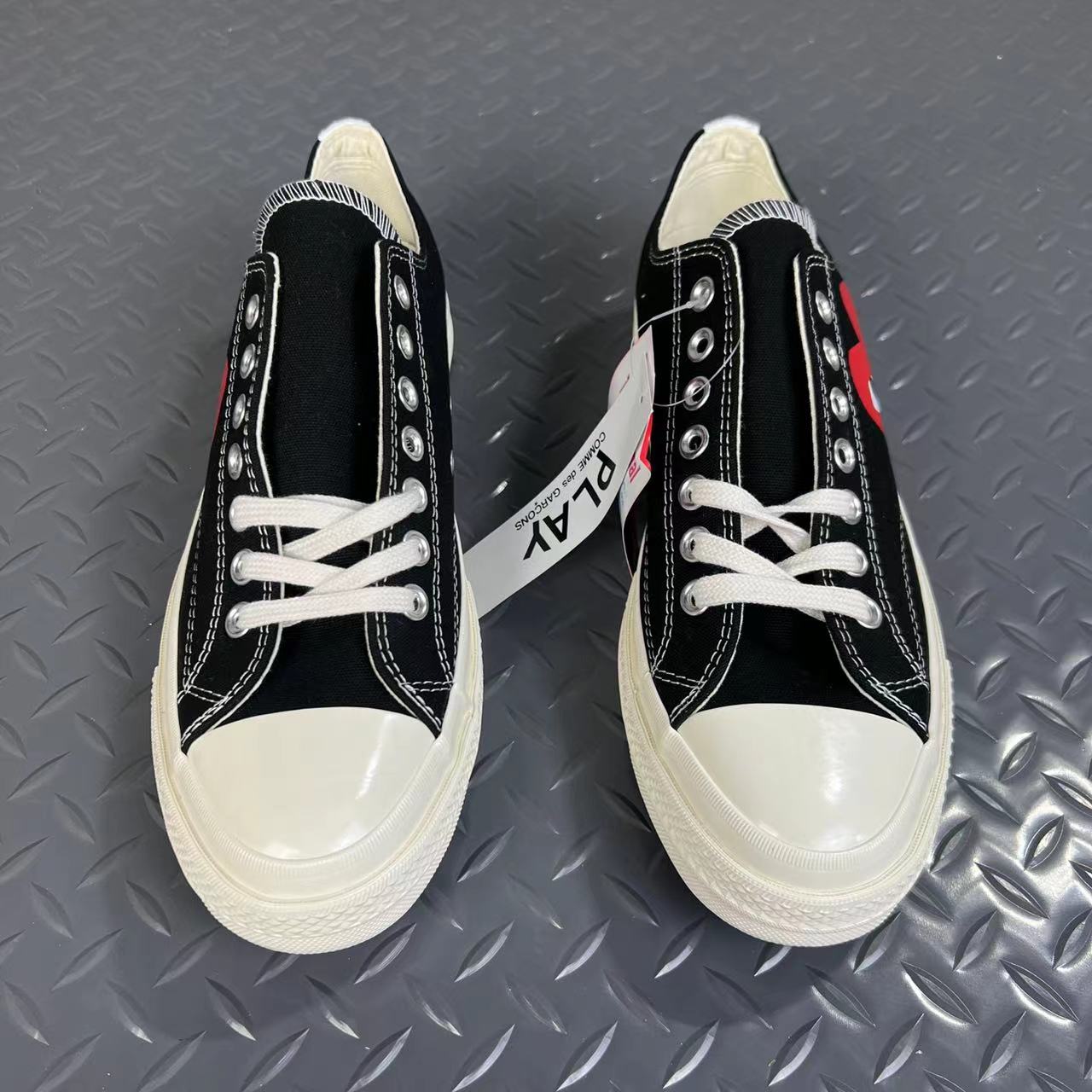 CONVERSE X COMME DES GARÇONS CDG PLAY CHUCK TAYLOR 'LOW-TOP BLACK'